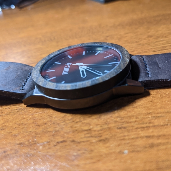 The Morris Kodiak Scroll Wood Watch by Mica - Picture 8 of 10